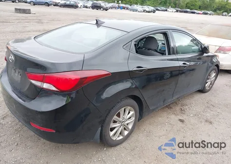 2016 Hyundai Elantra Se из США, поврежденный, VIN KMHDH4AE7GU487692